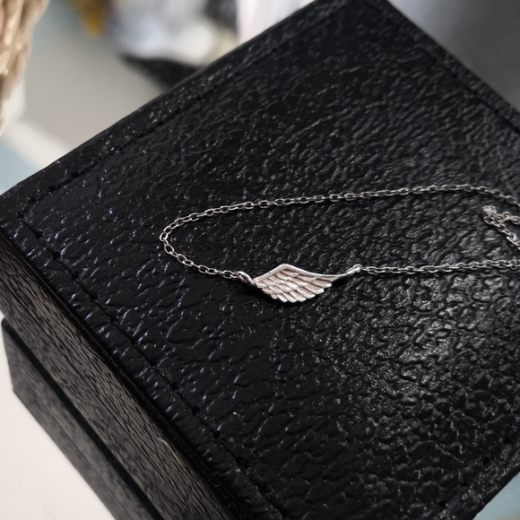 Jewelry - Dainty sterling silver wing necklace Jewelry - Dainty sterling silver wing necklace